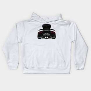 HURACAN BLACK Kids Hoodie